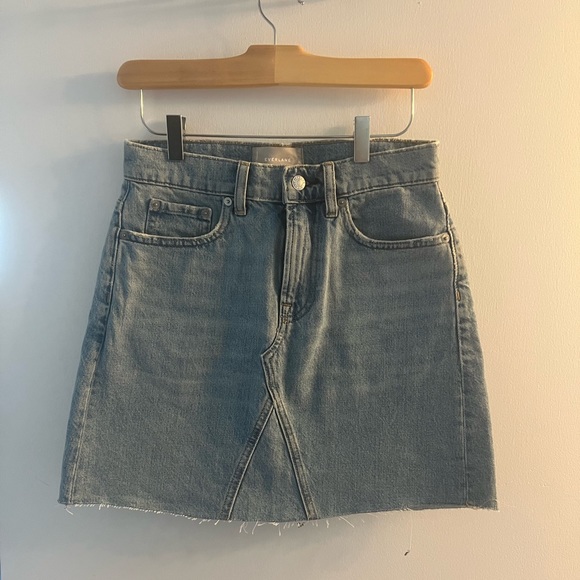 Everlane - Reconstructed Denim Skirt - Picture 2 of 4